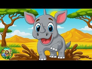 BABY RHINO SONG - Safari Animals Nursery Rhyme