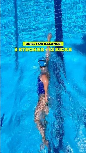 The ultimate drill to fix your freestyle balance. ⚖️🏊‍♂️