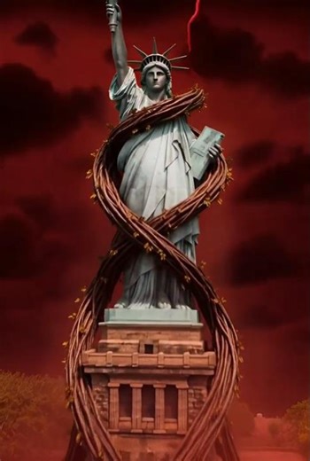 Stranger Things Upside Down Transformation – Dark Red Apocalypse Scene