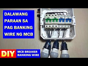 PAANO MAG INSTALL SA MCB KUNG WALANG BUS BAR