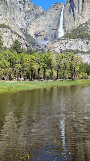 91K views · 10K reactions | Yosemite Falls and the Merced River are...