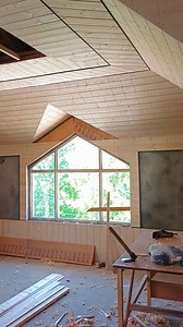 90% work completed 🙌 👌 #design #wood #walldecor | Valley Home designs