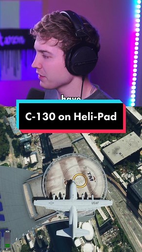 C-130 Landing on a Heli-Pad: Is It Possible?