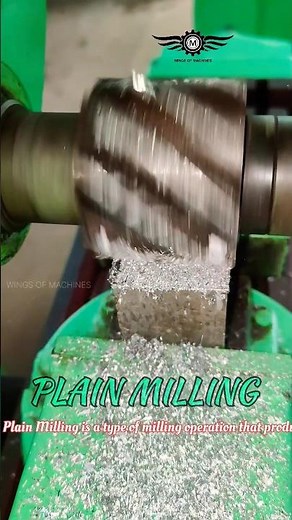 PLAIN MILLING #engineering #milling #shortvideo #youtube