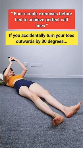 🔥30 Reps Before Bed! 🦵 Get Perfect Calf Lines, Slim Inner Thighs & Straighter Legs Fast! #workout
