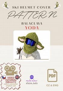Balaclava Knitting Pattern PDF (CZ,ENG)   Video | Easy Finger Knitting Ski Mask Tutorial | Star Wars Inspired Hat - Etsy UK