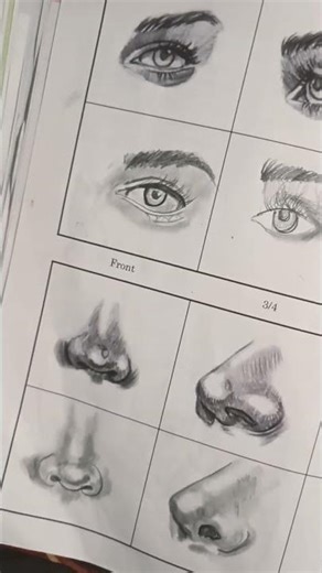 Basics of human body parts drawing and shading 👍 #ytshorts #art #sketch