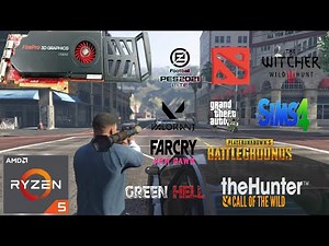 ATI Firepro 3D V5800 test in 11 games || FireGL V || AMD