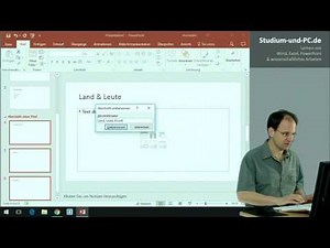 Abschnitte einsetzen bei PowerPoint - Tutorial deutsch - https://www.Studium-und-PC.de