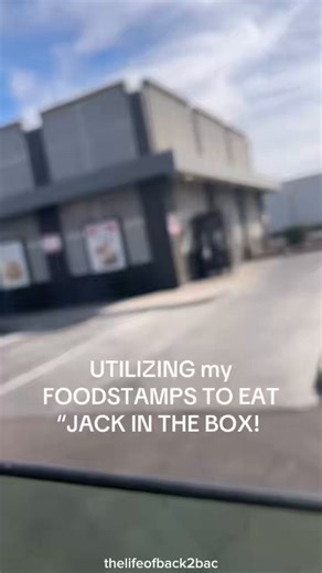 We need Donald Trump to close this insane loopholeAmerican shows how she can go through the Jack in the Box drive thru, order anything ahead wants, and it’s free. Paid for by taxpayers with EBTPaying $16 for a fast food combo should never be allowed on food stamps. It’s insanely over priced, horrible nutritional content and it’s abuse of the systemThere are many states that allow hot item fast food purchases with EBT- Arizona- California- Illinois- Maryland- Massachusetts- Michigan- New York- Rh