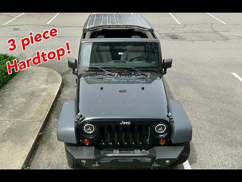 JEEP WRANGLER JKU - 3 PIECE HARDTOP