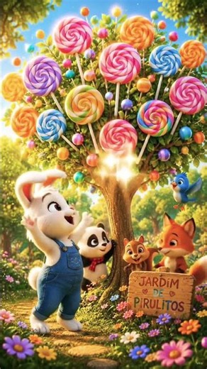🌈 A SEMENTE MÁGICA! ✨ #historinhainfantil #bosquedafantasia #desenhoinfantil #kidsshorts