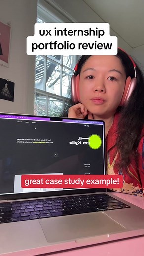 honest ux design internship portfolio critique with a strong case study! #ux #productdesign #portfolioreview