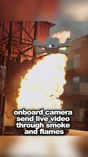 This Drone Enters Fires First