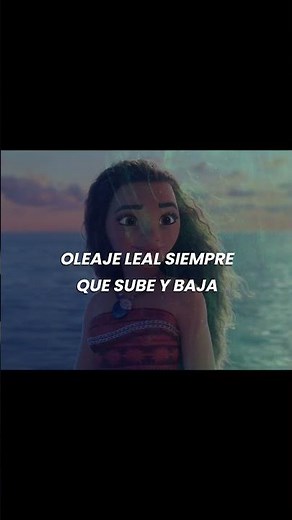 Cuan lejos voy - Moana #moana #letra #canción