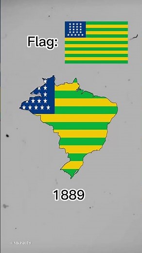 Evolution of Brazil 🇧🇷 #history #geography #map #viral