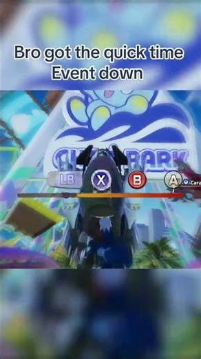 If quick time events were in Sonic Crossworlds