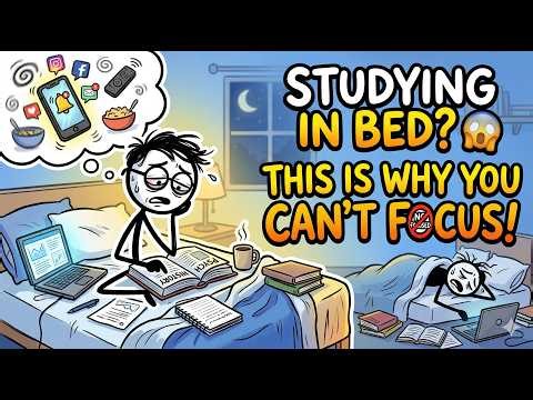 Studying in Bed? 🛏️ This Is Why You Can't Focus 🧠