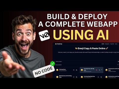 🚀 I Built & Deployed a full Web App in 15 Mins with AI | YOU can Too | No Code & Free!