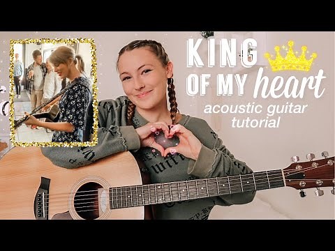 Taylor Swift King of My Heart Guitar Tutorial (Acoustic Live) // Nena Shelby