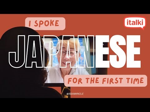 How I spoke Japanese with a Native for the first time 🇯🇵