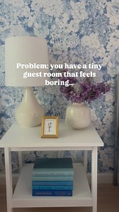 3.4K views · 76 reactions | Our guest room is small and felt a tad boring and unwelcoming for guests. I decided to swap out the larger bed for these twin beds and it totally transformed the space! We also incorporated this fun floral wallpaper from @wallpops and love how cute and cozy the space feels now! Our guests have been loving it! If you have a small space like this at home this can be a great solution to maximize the look and feel of the room! | KBdesign02025 | Facebook