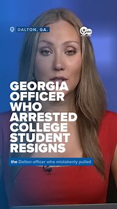 The Dalton Police officer who wrongly stopped a college student, which led to her subsequent detainment & possible deportation by ICE announced over the weekend he's resigned: https://bit.ly/4mx47Ce | WTVC-TV NewsChannel 9 News