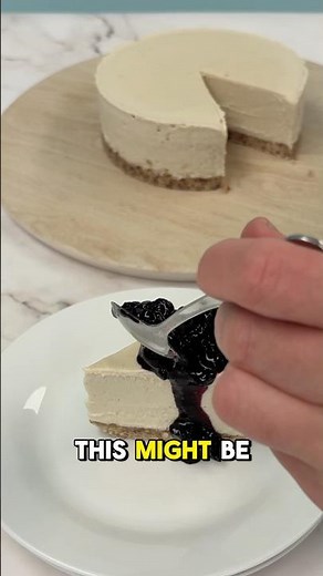 🫐🍮 No-Bake Blueberry Cheesecake | Gluten Free Vegan #fallintoshorts Day 13