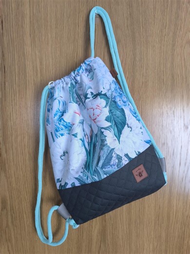 Waterproof Drawstring Backpack - Garden Flowers - Etsy