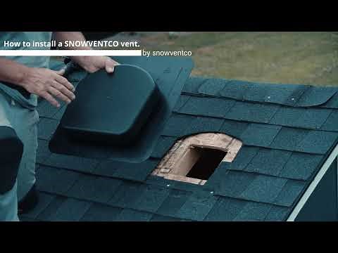 How to install STORM PROOF roof exhaust vent