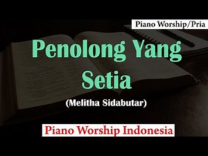(Pria) Penolong Yang Setia - Melitha Sidabutar Karaoke Piano