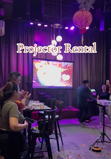 Projector Rental 投影机出租 for Birthday Party 生日派对 - WhatsApp: 0149507012 / 0146070985 #projectorrental #projector #投影机 #投影仪 #婚礼