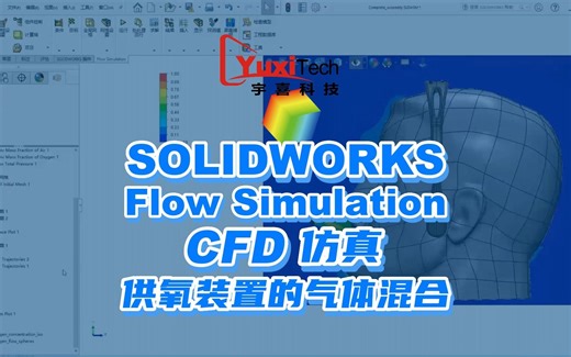 SOLIDWORKS Flow Simulation——CFD仿真供氧装置的气体混合