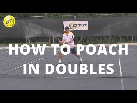 Tennis Tip: How To Poach In Doubles - Net Domination Video #2