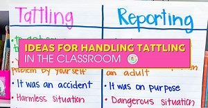Ideas for Handling Tattling in the Classroom