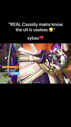 Someone genuinely said that btw and it still pmo. You can literally see me just take in what just happened at the end #overwatch #colecassidy #potg