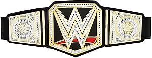 Mattel WWE Championship Role Play Kids Title Belt, Authentic Styling with Adjustable Belt Ages 6 Years Old & Up