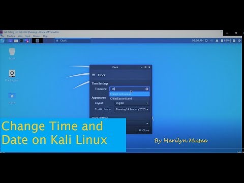 How To Change Date and Time in Kali Linux