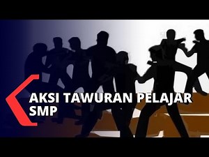 Aksi Tawuran Pelajar SMP Menggunakan Batu Hingga Senjata Tajam