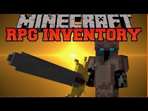 Minecraft Mod Showcase - RPG Inventory Mod - Mod Review