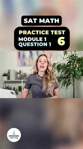 Let's try the new Bluebook Practice Test 6! ✨ Solve Question 1 in Math Module 1 with us! 😉 #sat #fyp #satmath #satprep #digitalsat #bluebook #practicetest #practicequestions #walkthrough #sattest #maysat #junesat #digitalsatmath #sattips #sathacks #satmathtips #sattutor #strategictestprep