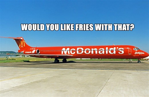 Remembering McPlane, the McDonald's Jet That Served Burgers and Milkshakes