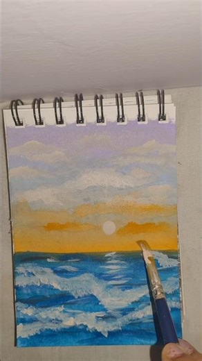 Simple painting idea for beginners/Watercolor painting idea for beginners ✨