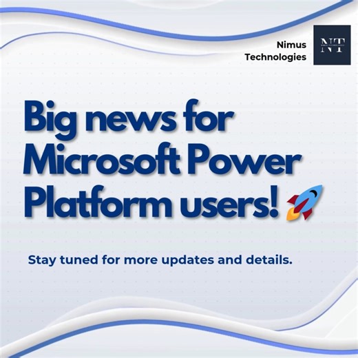 🚀 Microsoft Dataverse Update – December 2025 Microsoft has increased Dataverse storage limits, providing businesses with more space for data and files, smoother Power Platform apps, and enhanced support for automation and AI solutions. At Nimus Technologies, we help organisations leverage Power Platform to maximise efficiency, scale apps, and stay ahead with the latest Microsoft updates. 💡 Don’t let storage limits slow your business—optimise your solutions today! #PowerPlatform #Dataverse #Mic