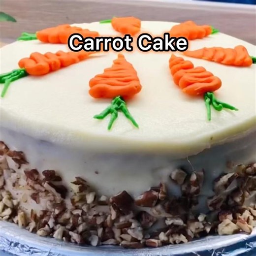 Moist Carrot Cake Recipe | Easy Homemade Dessert #Shorts