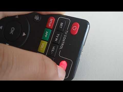 Mxq tv box remote control blinking configure