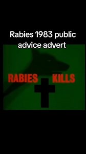 3.3K views · 24 reactions | Rabies 1983 public advice advert #80snostalgia #nostalgia #rabies #publichealth #public #tv #advert #animal #danger #healthyliving #childhood #80skid #80sthrowback #rabiesawareness | Nostalgia Wizard | Facebook