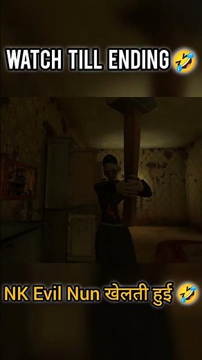 EVIL NUN KILLED ME WITH A HAMMER! ⛪😱 (Too Scary) 🔥 #Shorts #EvilNun #HorrorGaming