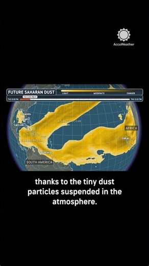 Massive Saharan dust cloud heading for the US