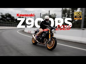 Review of the Z900RS, a full-size, upgraded version. It's handsome, exciting, and a great value!